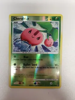 Cherubi 56/100 Stormfront Reverse Holo (Pokemon TGC) LP - Image 1