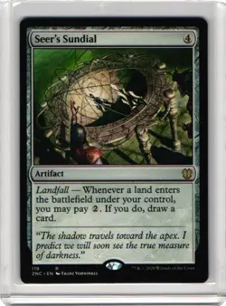 MTG Magic the Gathering Seer's Sundial (119/155) Zendikar Rising Commander - Image 1