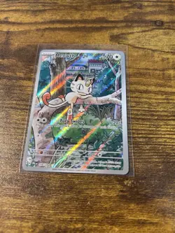 Pokemon TCG Meowth 106/094 Illustration Rare Phantasmal Flames MT/NM Pack Fresh! - Image 3