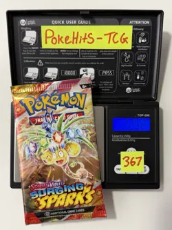 (HEAVY)🔥 22.52g Pokemon TCG Surging Sparks Booster Pack Factory Sealed✅ - Image 1