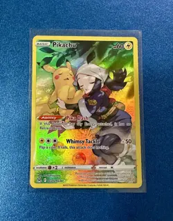 Pokemon Pikachu TCG TG05/TG30 Holo Ultra Rare Trainer Gallery Lost Origin - Image 1