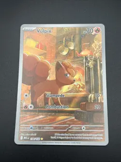 POKEMON TCG VULPIX 138/132 HOLO ILLUSTRATION RARE NM MEGA EVOLUTION - Image 1