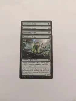 (4) Sunshower Druid *PLAYSET* Bloomburrow Regular NM MTG - Image 1