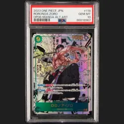 2023 ONE PIECE JPN WINGS OF THE CAPTAIN MANGA ALT ART #118 RORONOA ZORO - Image 1