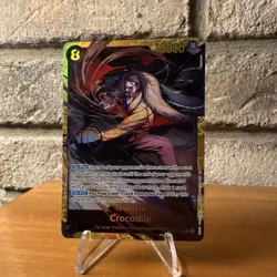Bandai One Piece CCG Crocodile OP14-120 10000 Power Full Art Foil Character - Image 1