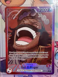 One Piece OP 13 Gol.D.Roger Leader Alt Art Carrying On His Will OP13-003 Eng - Image 1