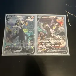 Pokemon TCG V Card Lot Rapid Strike Urshifu V, Single Strike Urshifu V - Image 1