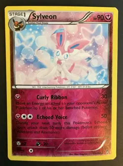 Sylveon 72/111 Rare Non Holo XY Furious Fists Pokemon Card 2014 MP - Image 1