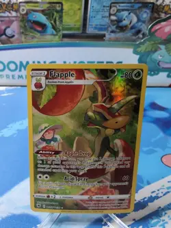 Flapple - TG02/TG30 - Pokemon Astral Radiance Sword & Shield Holo Rare Card NM - Image 1