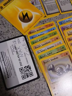 Lot of 33 Pokemon Gym Heroes Cards Unlimited Uncommon Common NM LP MP 1999 2000 - Image 4