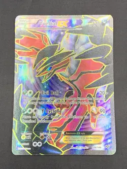 Pokemon TCG Yveltal Ex Holo Full Art Ultra Rare Card XY 144/146 LP - Image 1