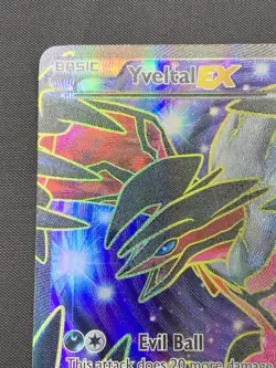 Pokemon TCG Yveltal Ex Holo Full Art Ultra Rare Card XY 144/146 LP - Image 2