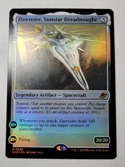 Dawnsire, Sunstar Dreadnought -Foil- Edge of Eternities Mythic EOE 238 mtg NM/M - Image 1