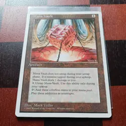 Mtg Mana Vault LP 4th Edition Magic the Gathering Artifact Card Rare - Image 2