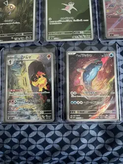 Mixed lot of 5 Japanese Pokemon Cards Art Rare Holo - Image 3