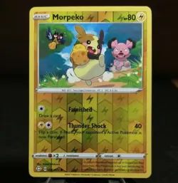 Morpeko 036/072 NM Reverse Holo Shining Fates Near Mint Foil Pokemon Card 36/72 - Image 1