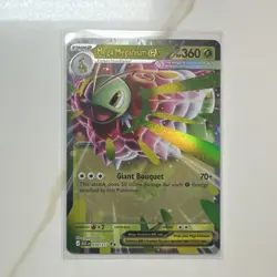 Mega Meganium EX Pokemon TCG Foil Card 010/217 Mega Evolution Star EX - Image 1