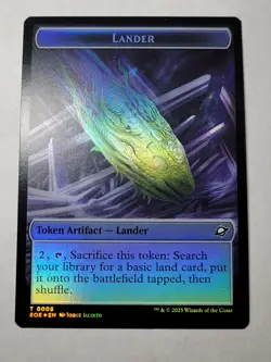 Lander/Robot Token *Various* -Double-Sided Foil- Edge of Eternities EOE mtg NM/M - Image 1