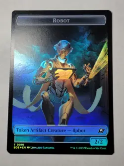 Lander/Robot Token *Various* -Double-Sided Foil- Edge of Eternities EOE mtg NM/M - Image 2