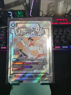 Bulma / Son Goku Childhood SB01-057 SR ALT ART Dragon Ball Super Card NM Foil - Image 1