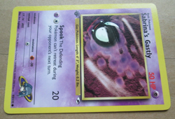 Sabrina's Gastly - 93/132 - 1st Edition Common WOTC TCG—Gym Heroes Pokemon Card - Image 4