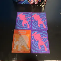 Pokemon TCG GX Holo Card Lot (4 Cards) Mimikyu, Lunala, Stakataka, Exeggutor - Image 2