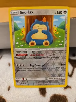 Snorlax 158/214 Sm-Unbroken Bonds Reverse Holo Card NM Condition - Image 1