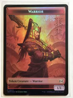 Goblin // Warrior Double-Sided Token Tarkir: Dragonstorm 12 // 13 LP-NM MTG Card - Image 2
