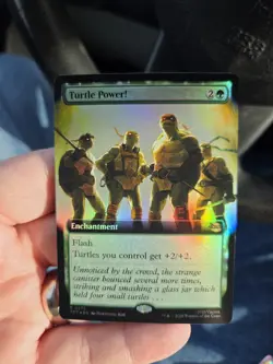 Magic TMNT Turtle Power! Rare Holo Foil Borderless 0275 Sharp Invest Hot 🔥 - Image 1