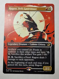 Ragost, Deft Gastronaut -Borderless- Edge of Eternities Rare EOE 300 R mtg NM/M - Image 1
