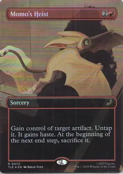 Momo's Heist (Borderless) 72 R Foil TLE LP - Image 1