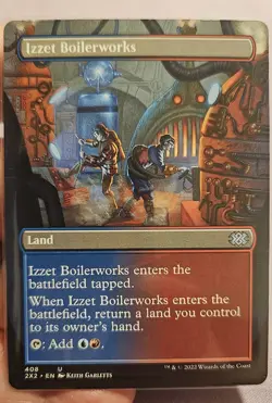 🔥MTG Izzet Boilerworks (Borderless) #408 Double Masters NM 🔥 - Image 1