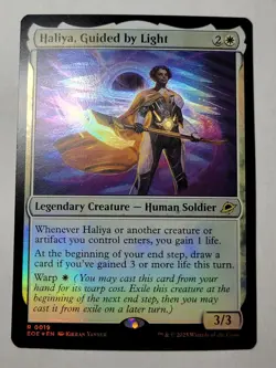 Haliya, Guided by Light -Foil- Edge of Eternities Rare EOE 19 R mtg NM/M - Image 1