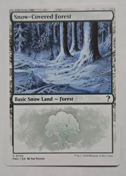 Snow-Covered Forest (White Border) Mystery Booster 2 Regular - Image 1