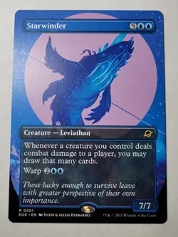Starwinder -Borderless- Edge of Eternities Regular Rare EOE 291 R mtg NM/M - Image 1