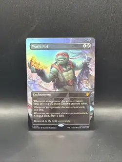 Waste Not (Borderless) Commander: Teenage Mutant Ninja Turtles Foil Promo 0132 - Image 1