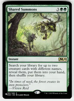 Core Set 2020 #193 Shared Summons - Image 1