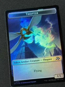 Goblin 5 / Thopter 10 - Token - Foil - DFT - NM - MTG Magic the Gathering - Image 2