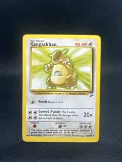 Kangaskhan 026/130 Base Set 2 Regular Pokemon TCG HP - Damaged - Image 1