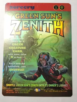 Green Sun's Zenith -Pulp Sci-Fi Foil- Edge of Eternities Special EOE SPG mtg NM - Image 1
