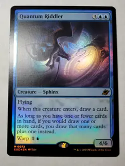 Quantum Riddler -Foil- Edge of Eternities Mythic Sphinx EOE 72 M mtg NM/M - Image 1