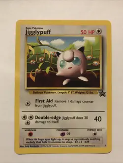 Pokemon TCG Jigglypuff Wizards Black Star Promos 7 Regular - Image 1