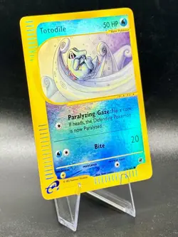 Totodile 135/165 Reverse Holo Pokemon Expedition 2002 Wotc Vintage LP/MP - Image 1