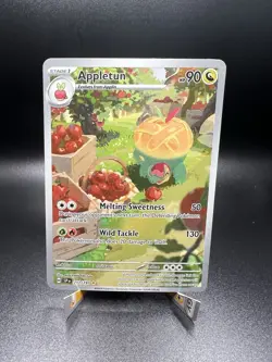 Pokemon TCG Appletun 211/191 Surging Sparks Illustration Rare LP - Image 1