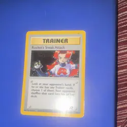 Pokemon Rocket's Sneak Attack Team Rocket 1999 16/82 Holo Rare English Vintage - Image 1
