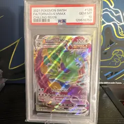 Pokemon Tornadus VMAX 125/198 Swsh06 Chilling Reign Ultra Rare Holo PSA 10 320HP - Image 1
