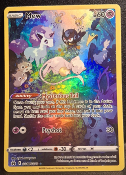 Mew Crown Zenith: Galarian Gallery GG10/GG70 Pokemon NM - Image 1