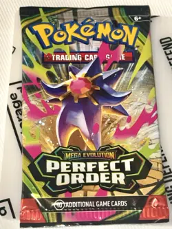 Pokemon Perfect Order Pack SEALED 🔥 Fresh Pull ⚡ Potential Chase 🎯 Art b7 - Image 1