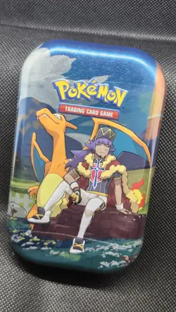 POKEMON Crown Zenith Mini Tin Leon Charizard New Factory Sealed (2 Packs) - Image 1