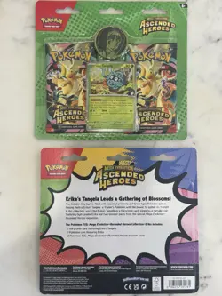 Pokemon Mega Evolution Ascend Heroes 2 Pack Blister - Erikas Tangela - Trusted ✨ - Image 1